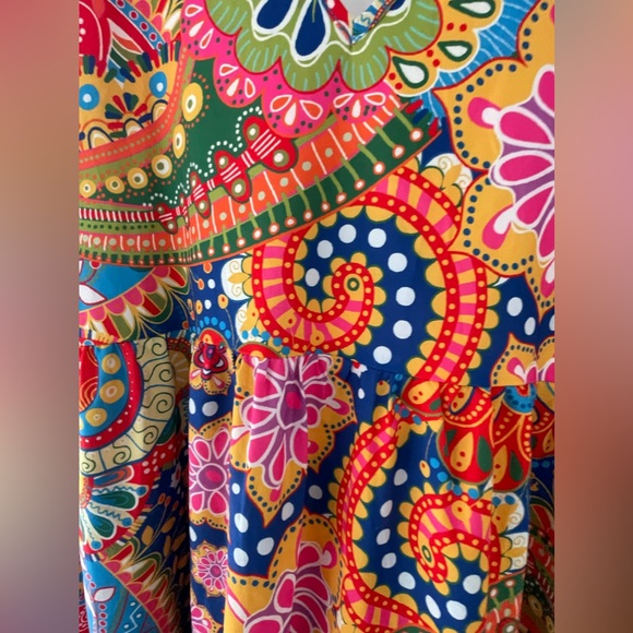 Super vibrant Moomoo style dress - Picture 2 of 3